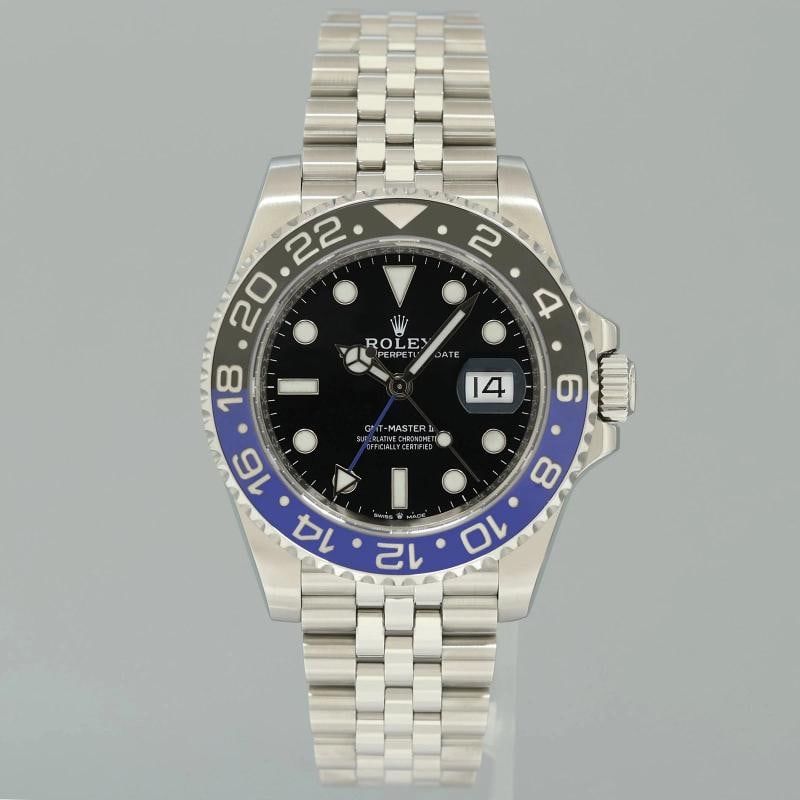 2023 MINT Rolex 126710BLNR GMT Master II Batman Blue Jubilee Ceramic Watch Box - 2