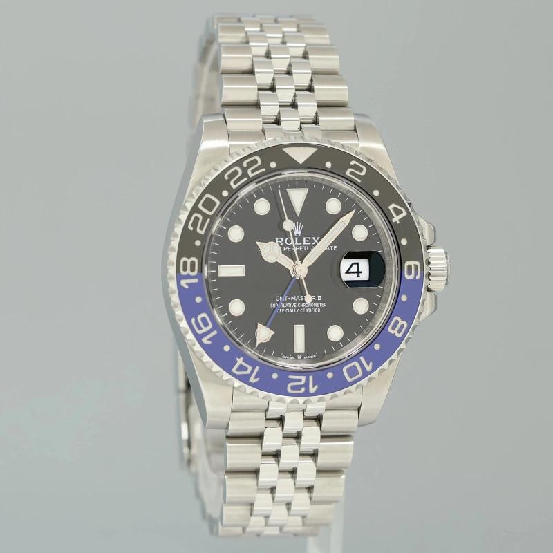 2023 MINT Rolex 126710BLNR GMT Master II Batman Blue Jubilee Ceramic Watch Box - 3