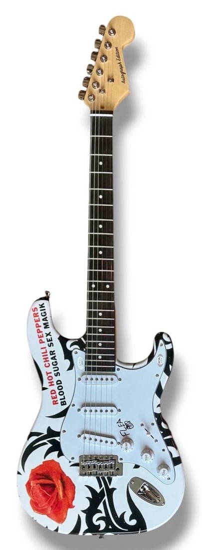 Red Hot Chili Peppers Signed Guitar Lot of 4 JSA COA Kiedis Frusciante Flea +1 - 11