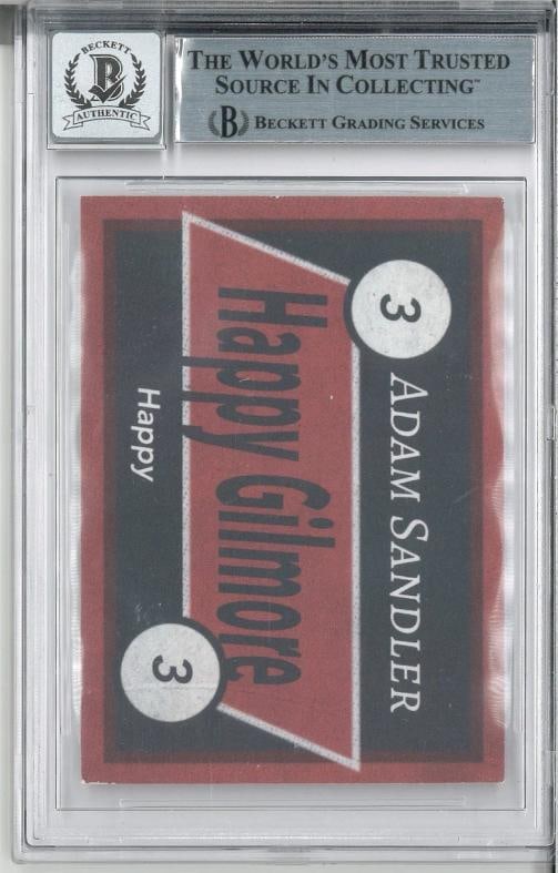 Adam Sandler Signed Autograph Slabbed Custom Happy Gilmore Card Beckett Auto 10 - 2