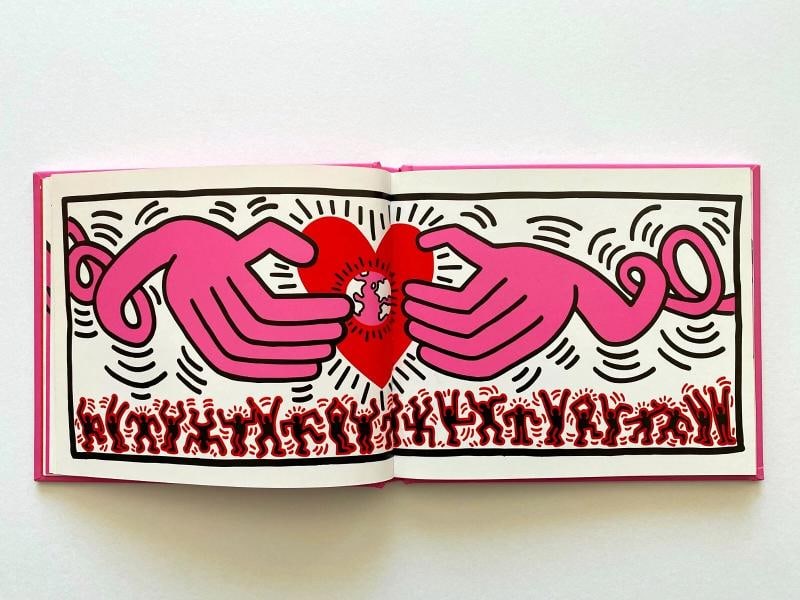 KEITH HARING ESTATE RARE 1999 1ST ED "LOVE" COLLECTOR'S HARDCOVER POP ART BOOK - 5