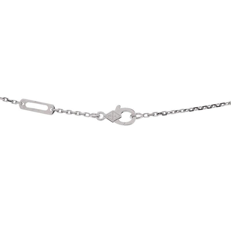 Van Cleef & Arpels Two Butterfly Pendant Necklace 18K White Gold and Diamonds - 3
