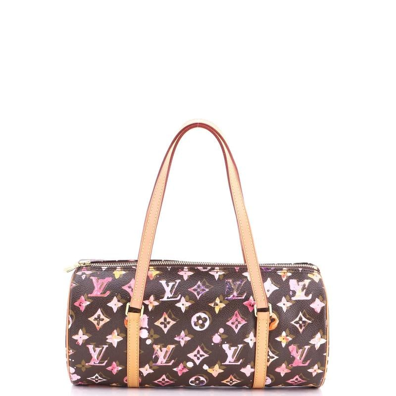 Louis Vuitton Papillon Handbag Monogram Watercolor Aquarelle 30: Accessories: Dust Bag Measurements: Handle Drop 7", Height 6", Width 12", Depth 6". Condition: Pre-owned - Good,Brand: Louis Vuitton,Exterior Material: Canvas Coated,Style: Top Handle,Exterior Color: