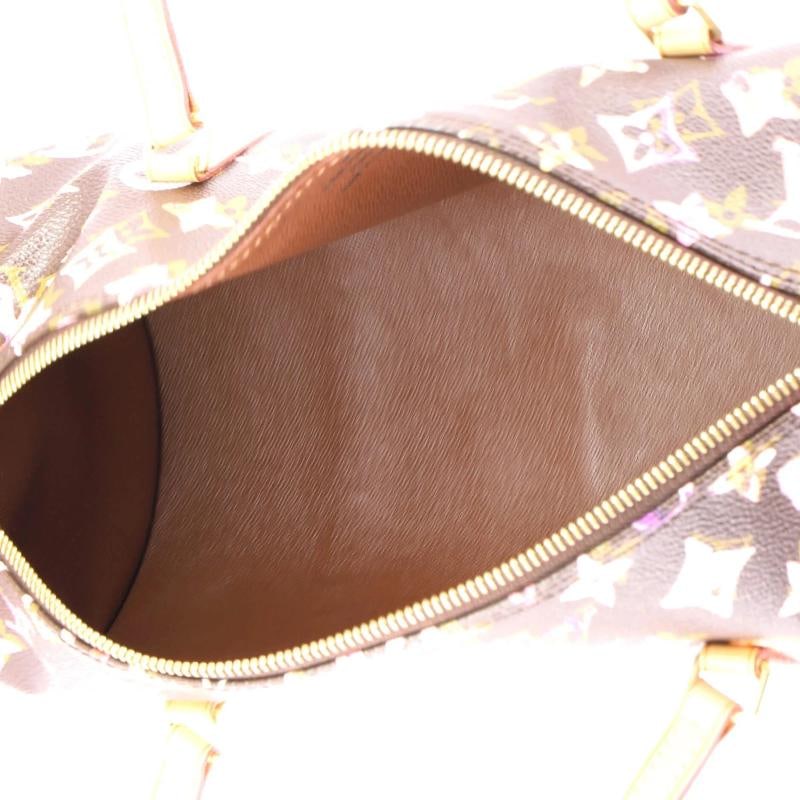 Louis Vuitton Papillon Handbag Monogram Watercolor Aquarelle 30 - 5