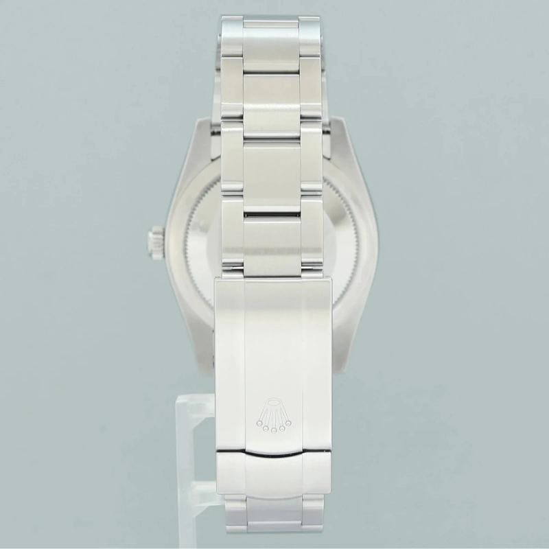 2021 MINT PAPERS Rolex Oyster Perpetual 34mm Silver Oyster Watch 124200 Watch - 5