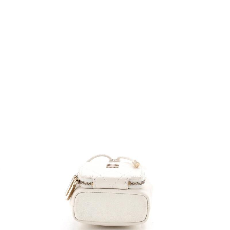 Chanel Business Affinity Drawstring Bucket Bag Quilted Caviar Mini - 4
