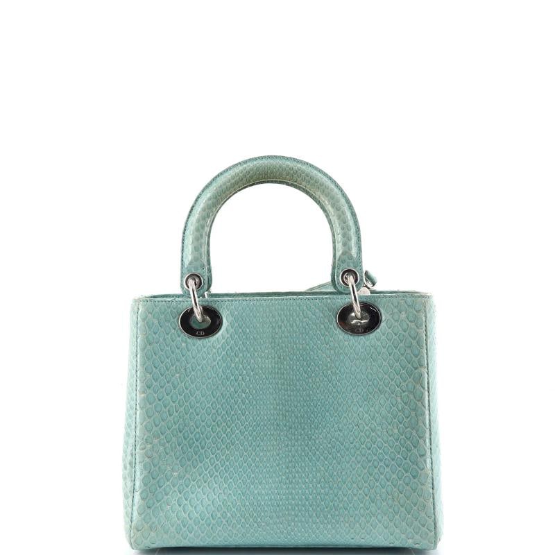 Christian Dior Lady Dior Bag Python Medium - 3