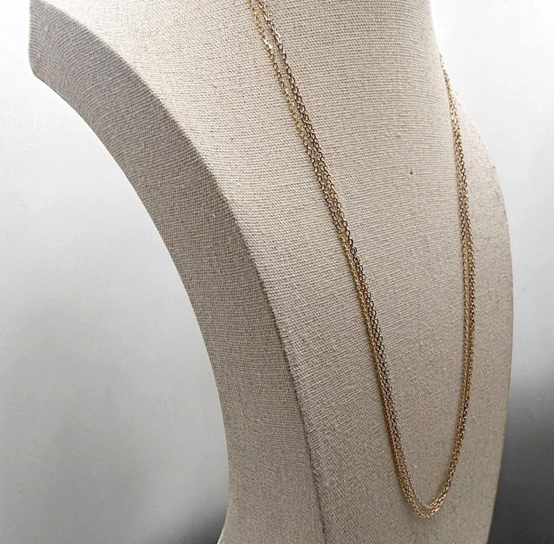 Cartier Trinity Tri-Color Gold Chain Necklace 18K 56cm Pouch - 8