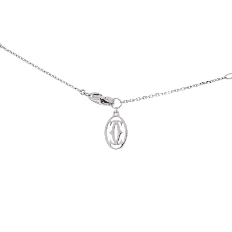 Cartier Cartier D'Amour Pendant Necklace 18K White Gold with Pave Diamonds - 3