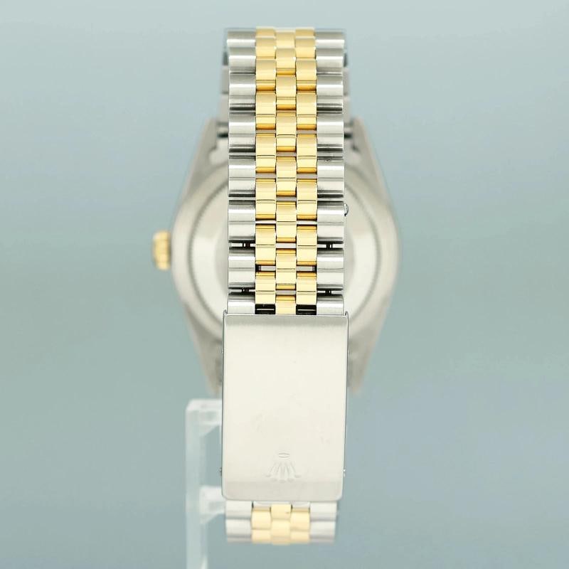 2002 Rolex DateJust 16233 Champagne Diamond 36mm Two Tone Yellow Gold Jubilee - 5