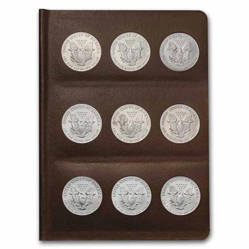 1986-2026 42-Coin American Silver Eagle Set BU (Dansco Album) - 3