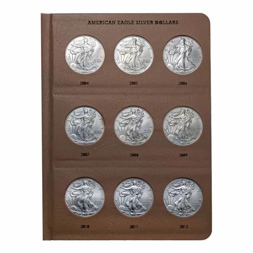 1986-2026 42-Coin American Silver Eagle Set BU (Dansco Album) - 6