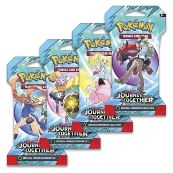 Journey Together Pokemon Scarlet & Violet Sleeved Booster 144 Pack Master Case - 2
