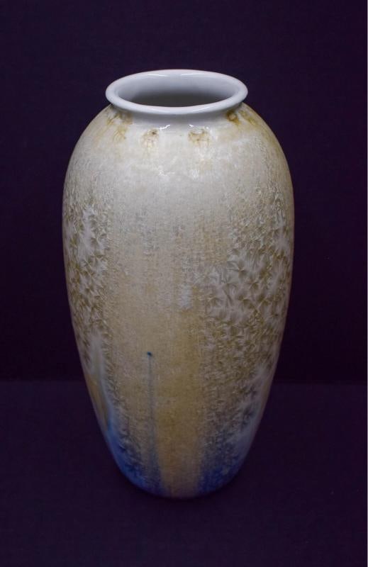 Rare Royal Copenhagen C.F. Ludvigsen Crystalline Glazed Porcelain Vase - 4