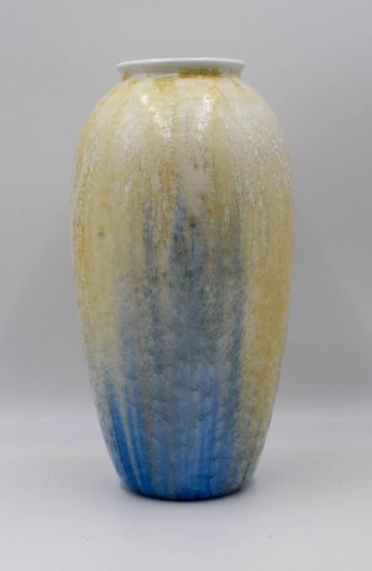 Rare Royal Copenhagen C.F. Ludvigsen Crystalline Glazed Porcelain Vase - 7