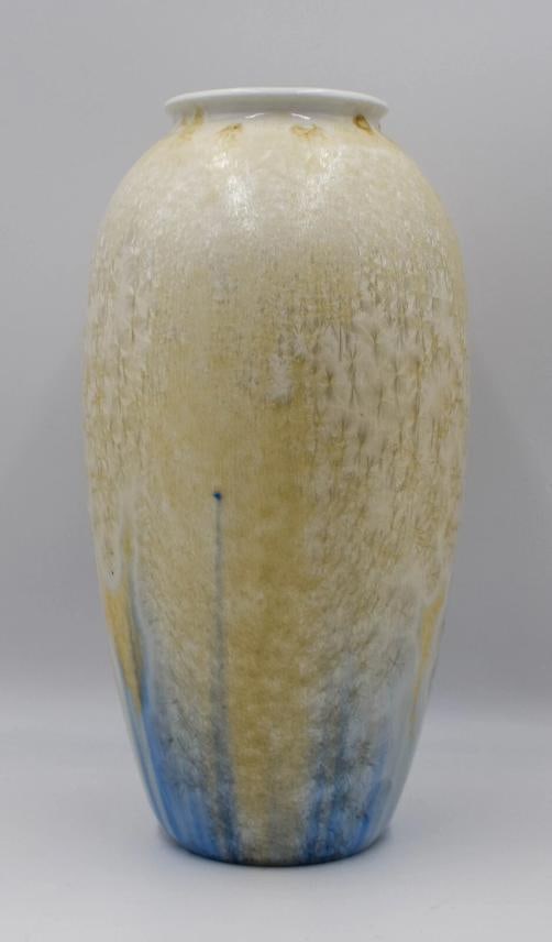 Rare Royal Copenhagen C.F. Ludvigsen Crystalline Glazed Porcelain Vase - 9