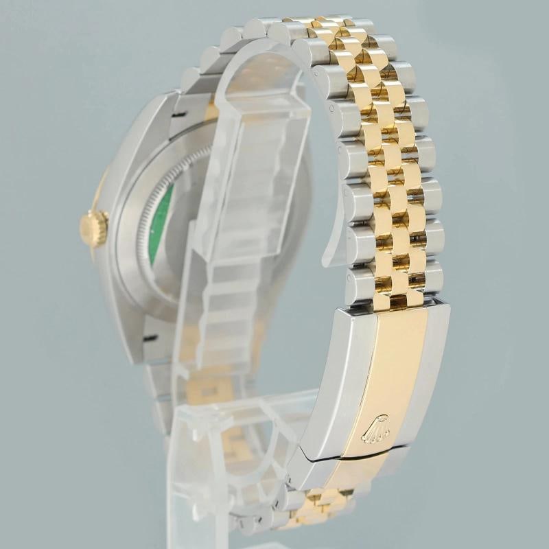 2026 NEW 126333 Rolex DateJust 41 Two Tone Jubilee Gold 41m Green Roman Watch - 4