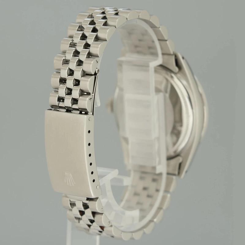 2026 SERVICE Rolex DateJust 1601 Blue Diamond Bezel Dial White Gold Jubilee 36mm - 6
