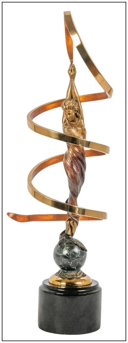 James Lacasse Signed Bronze Sculpture: measuring approximately 21.5¢‚¬ x 8¢‚¬. Condition: Used,Artist: James Lacasse,Signed: Yes,Title: Compassion,Material: Bronze,Certificate of Authenticity (CO