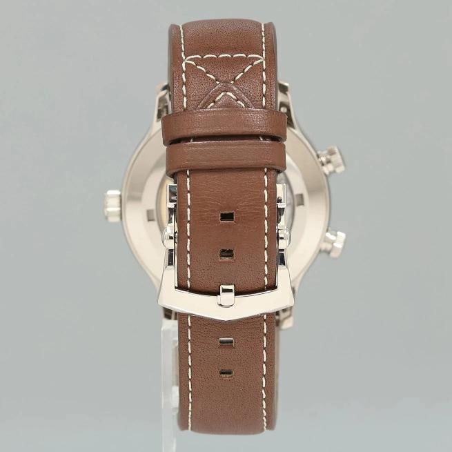 MINT 5524G Patek Philippe Blue Leather White Gold Travel Time 42mm Watch - 5