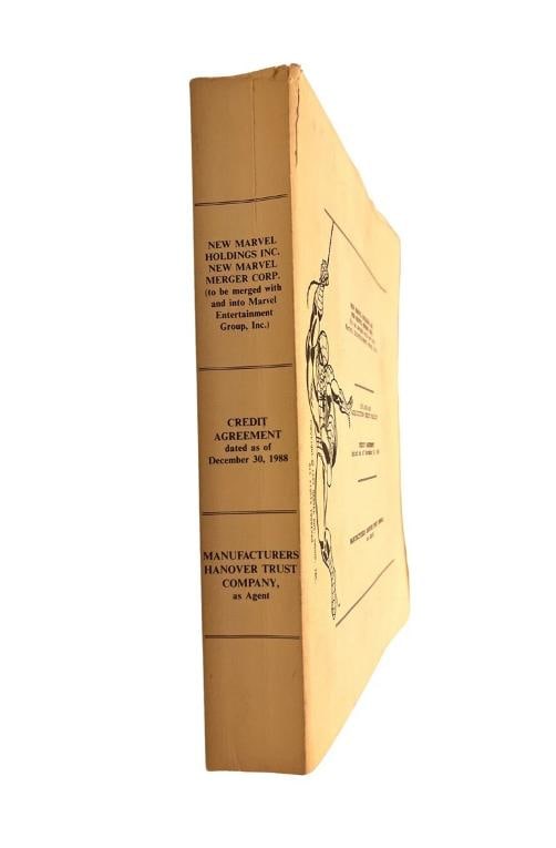 Stan Lee Marvel Holdings Merger w/ Marvel Entertainment Credit Agreement Doc - 2