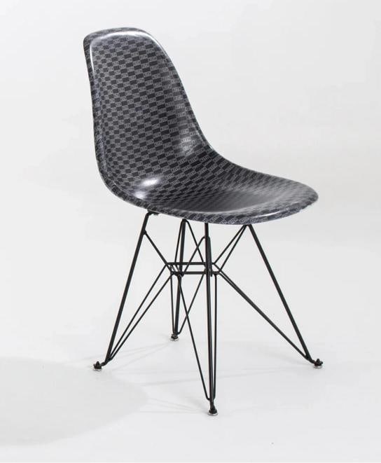 KITH Box Logo Monogram Modernica Fiberglass Chair LIMITED EDITION - 4