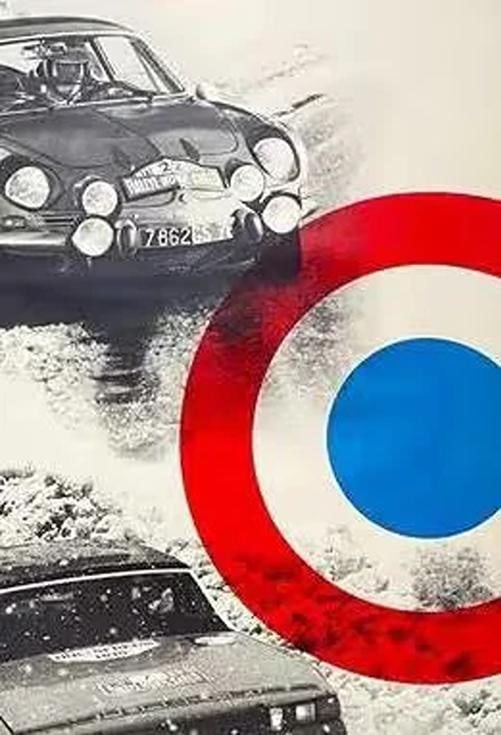 Vintage 1971 Porsche 914/6 Monte Carlo Rally Poster - 5
