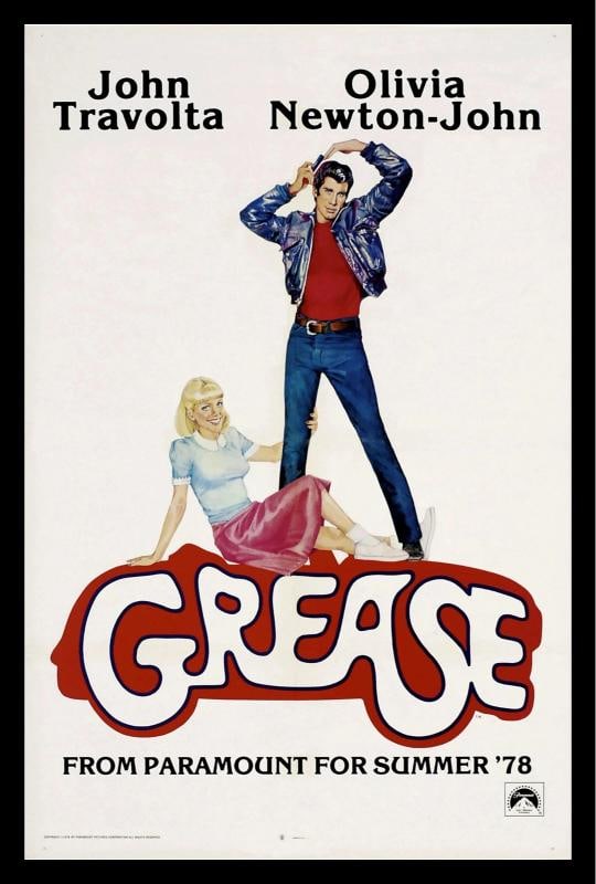 GREASE ORIGINAL MOVIE POSTER NM-M 1978 ROLLED~( 27" x 41") (1 of 1)