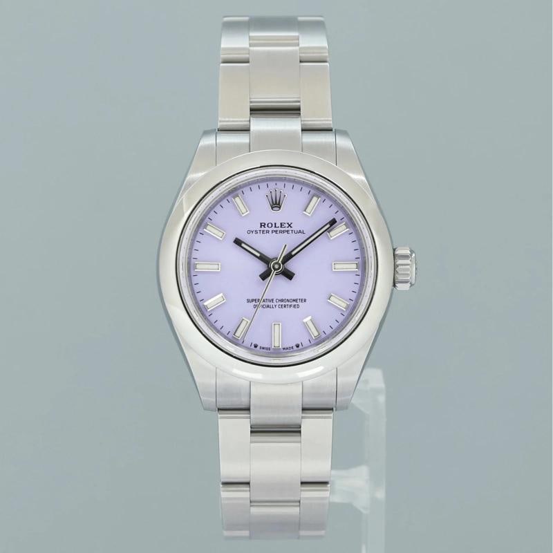 NEW AUG 2026 PAPERS Rolex 276200 Oyster Perpetual 28mm Lavender Oyster Watch Box - 2