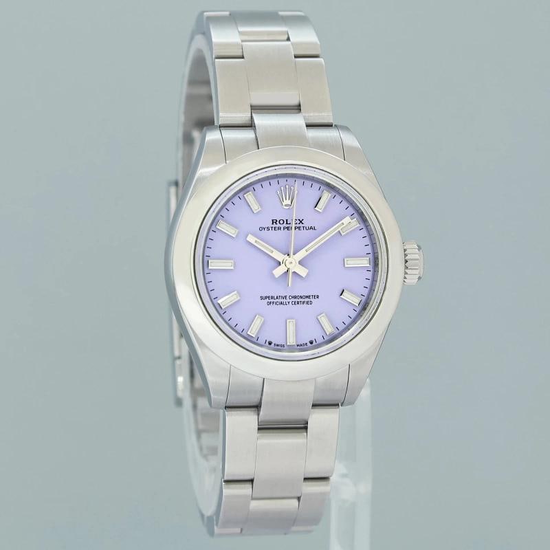 NEW AUG 2026 PAPERS Rolex 276200 Oyster Perpetual 28mm Lavender Oyster Watch Box - 3