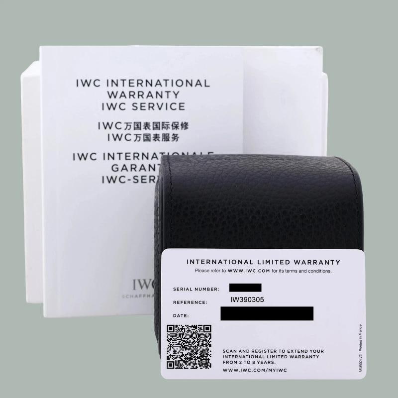 2023 PAPERS MINT IWC Schaffhausen Portugieser Chronograph Bucherer 42mm BLUE - 7