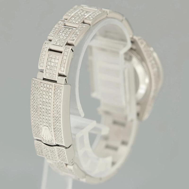 PAPERS DIAMOND SAPPHIRE Rolex Oyster Perpetual 26mm Diamond Dial 176200 Watch - 6