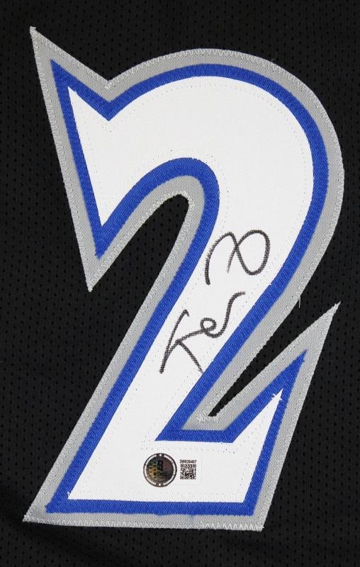 Kevin Garnett Authentic Signed Black Pro Style Jersey (Beckett) - 2