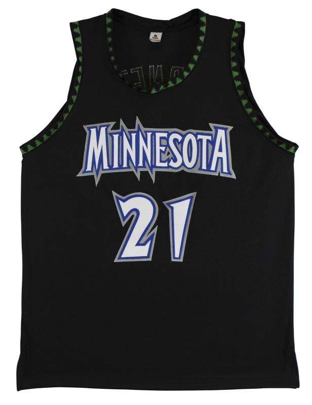 Kevin Garnett Authentic Signed Black Pro Style Jersey (Beckett) - 3