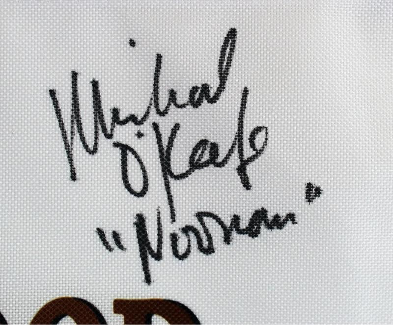 Caddyshack (3) Chase, Morgan & O'Keefe Signed Bushwood Flag (Beckett) - 3