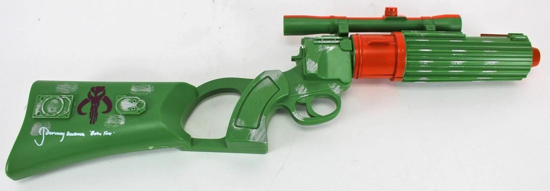 Jeremy Bulloch Signed Star Wars "Boba Fett" Toy Blaster (Beckett) - 2
