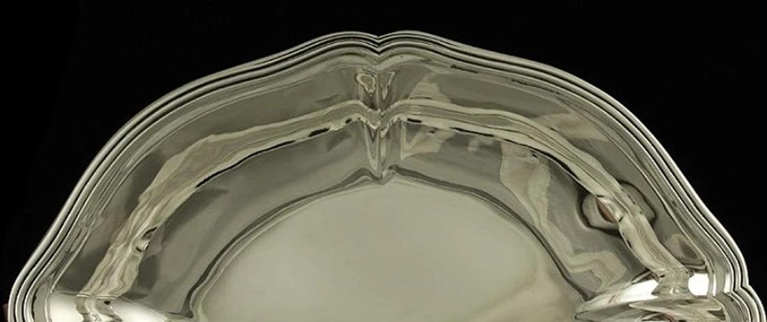 Antique 1920s Arthur Stone Hand Wrought Sterling Silver Serving Bowl 7 1/2" - 3