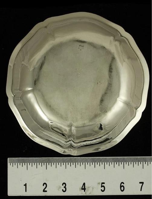 Antique 1920s Arthur Stone Hand Wrought Sterling Silver Serving Bowl 7 1/2" - 4