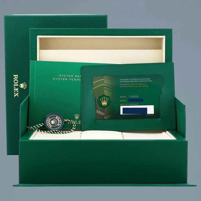 2026 NEW PAPERS Rolex Oyster 126000 Perpetual 36mm Beige Watch Box - 2