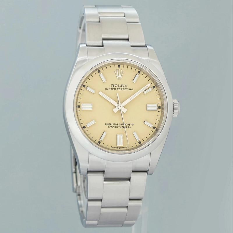 2026 NEW PAPERS Rolex Oyster 126000 Perpetual 36mm Beige Watch Box - 4