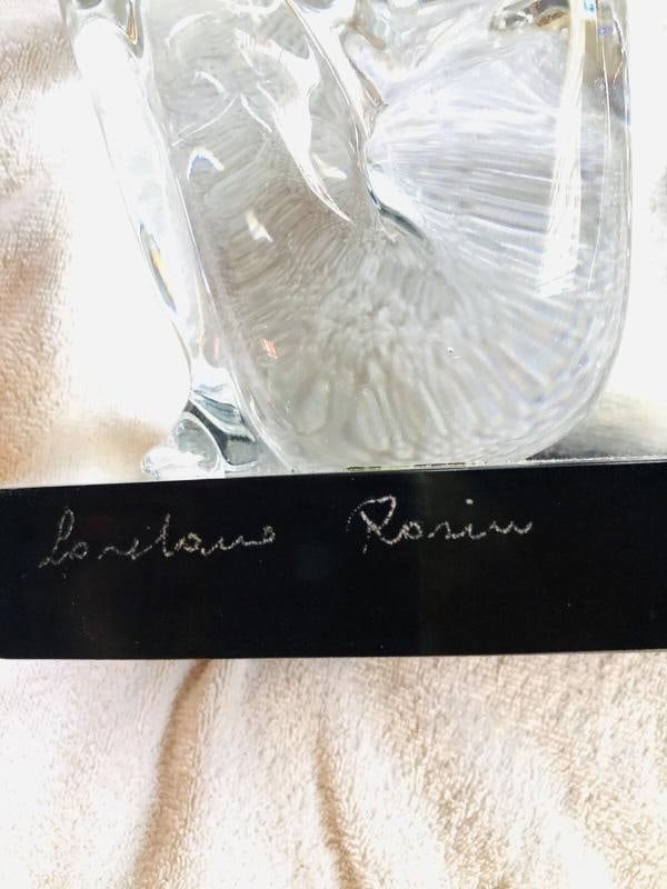 MURANO ITALIAN ART GLASS BY LOREDANO ROSIN SIGNED BOY/ GIRL SCULPTURE - 3