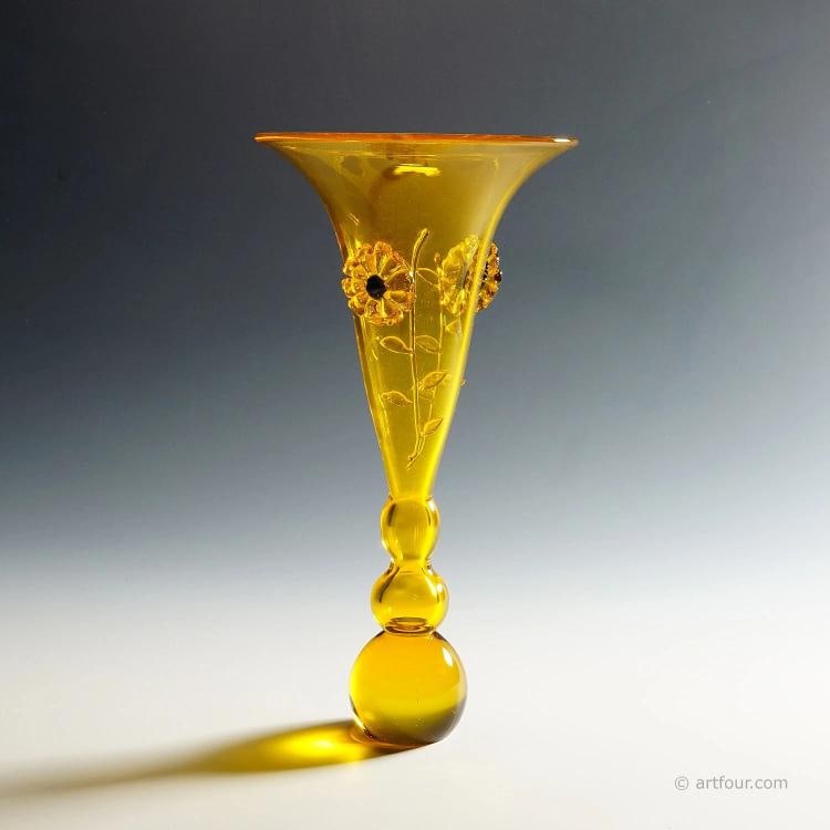 Vintage Murano Art Glass Vase by Franco Moretti ca. 1970s (1 of 8)