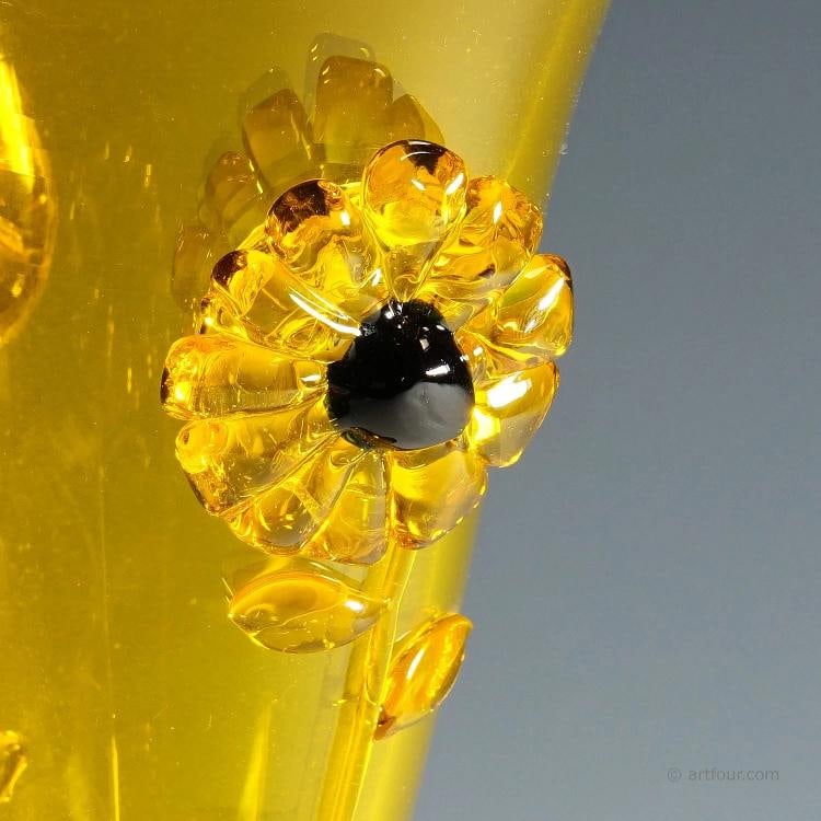 Vintage Murano Art Glass Vase by Franco Moretti ca. 1970s - 6