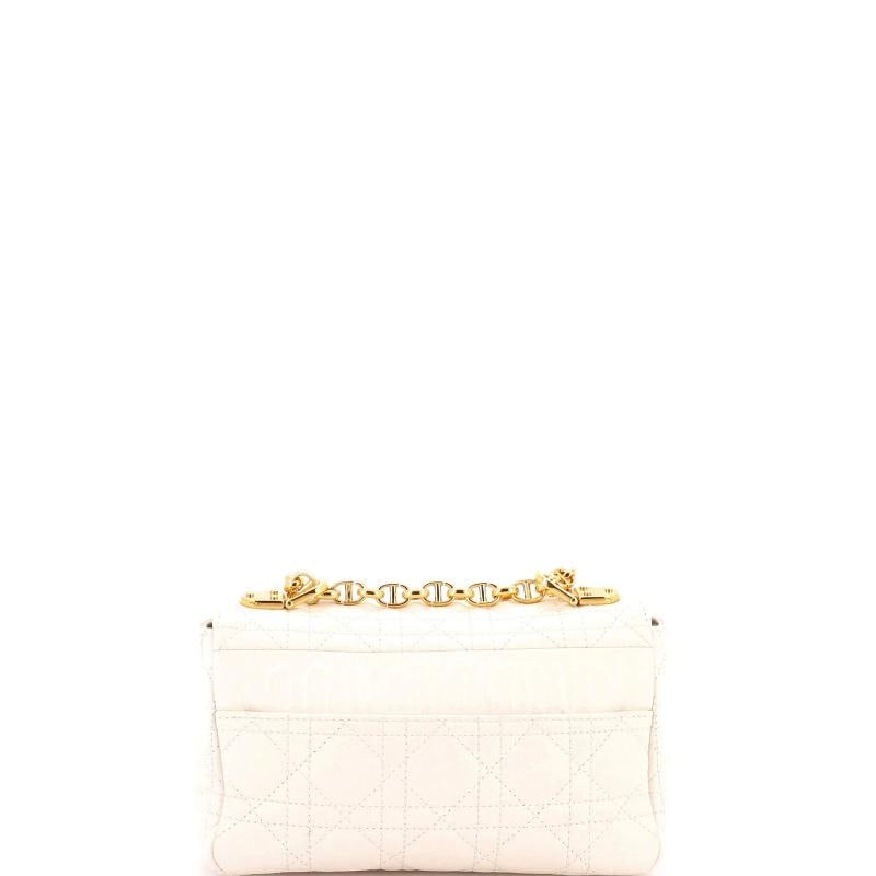Christian Dior Caro Bag Cannage Quilt Calfskin Small - 3