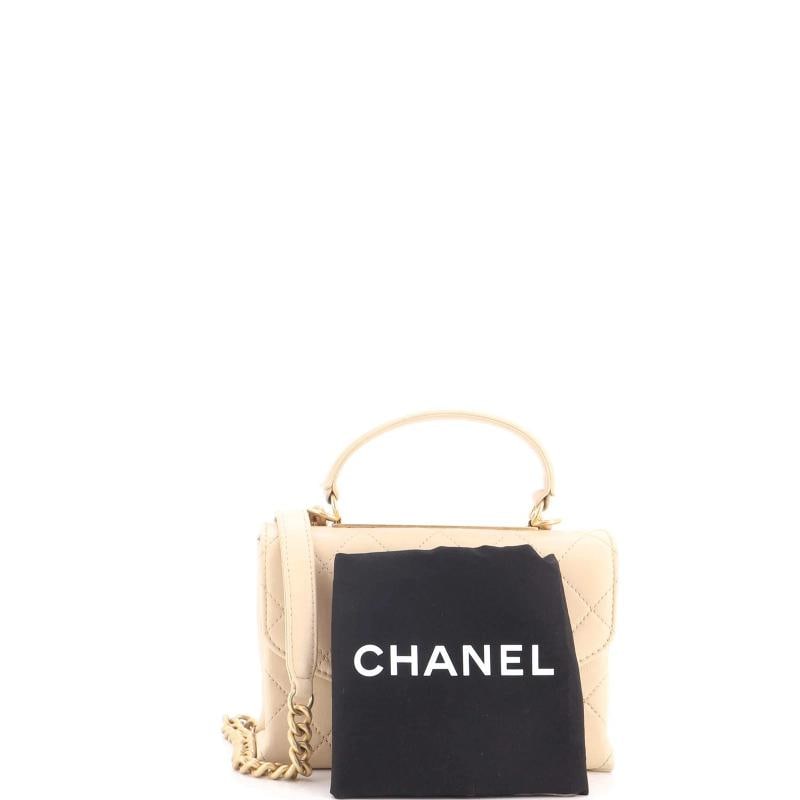 Chanel Trendy Spirit Top Handle Bag Quilted Lambskin Small - 2