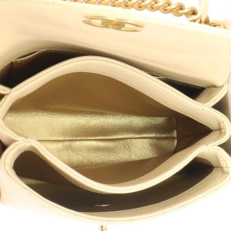 Chanel Trendy Spirit Top Handle Bag Quilted Lambskin Small - 6
