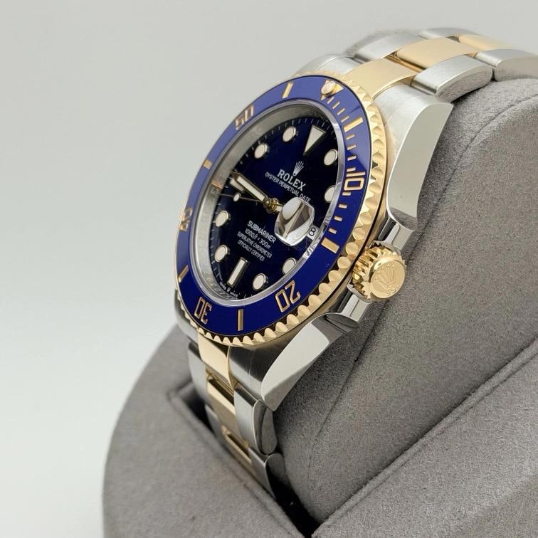 2025 Rolex Submariner Bluesy 126613LB 41mm 18k Yellow Gold Steel Box Paper - 5