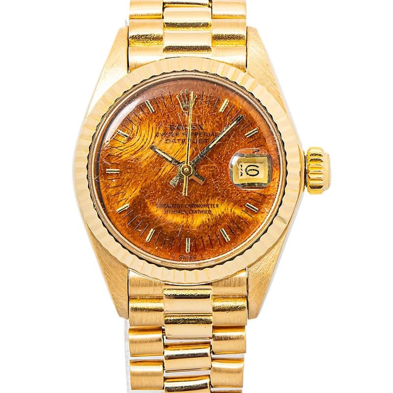 Rolex Datejust 6917 Oyster Yellow Gold 18k Yellow Gold Stick Automatic 26mm - 2