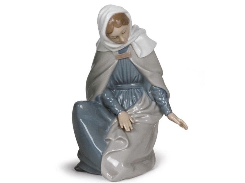 NAO BY LLADRO 8-PIECE GLOSS PORCELAIN NATIVITY SET BRAND NIB CHRISTMAS - 3