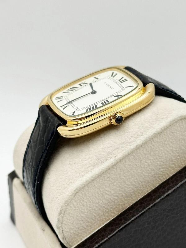 Vintage Cartier Jumbo Gondole 97050 PARIS STAMPED 18K Yellow Gold Box Booklet - 5